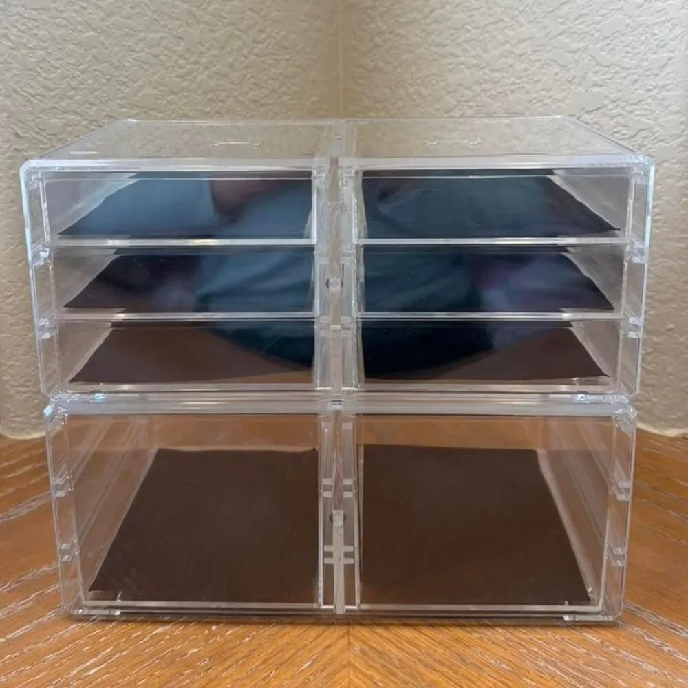 Clear Acrylic Stackable Drawer Organizer